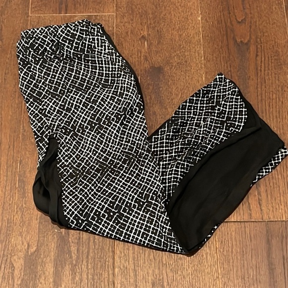 Ella Moss Black and White Trousers Size Small - Picture 1 of 6